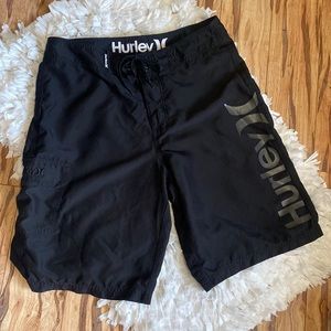 HURLEY Black Board Shorts sz 31